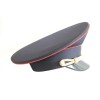 Blaue Schirmmütze der russischen Polizei blauer mit Hut und Insignien KGB